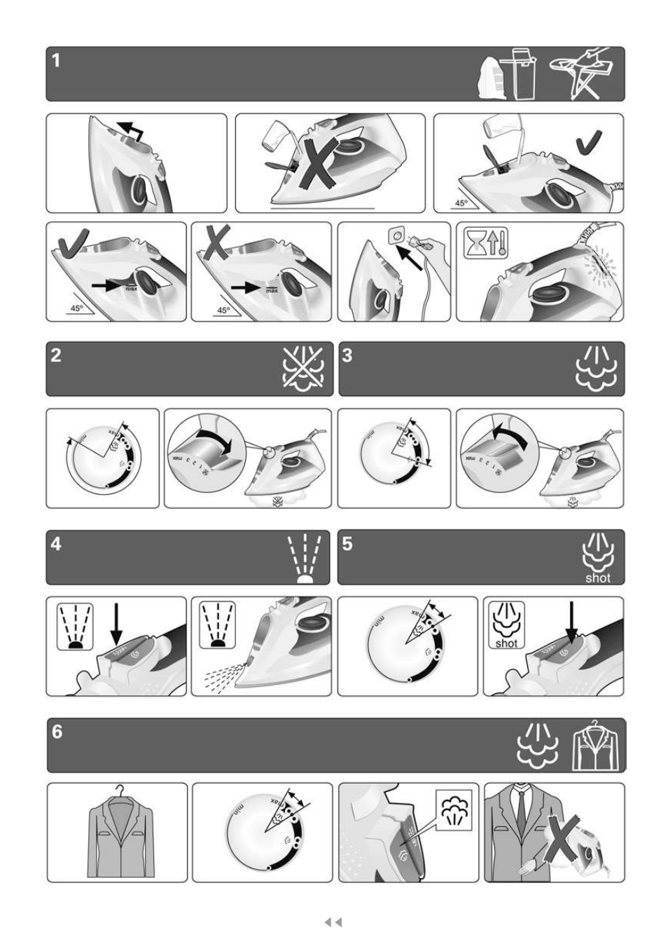 Pictures | Bosch Dampfbügeleisen Sensixxx DA50 EditionRosso TDA503001P schwarz rot User Manual | Page 2 / 114