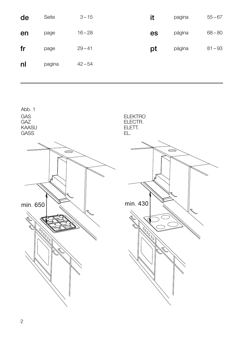 Bosch DHI755F grau-metallic Flachschirmhaube 70 cm User Manual | Page 2 / 96