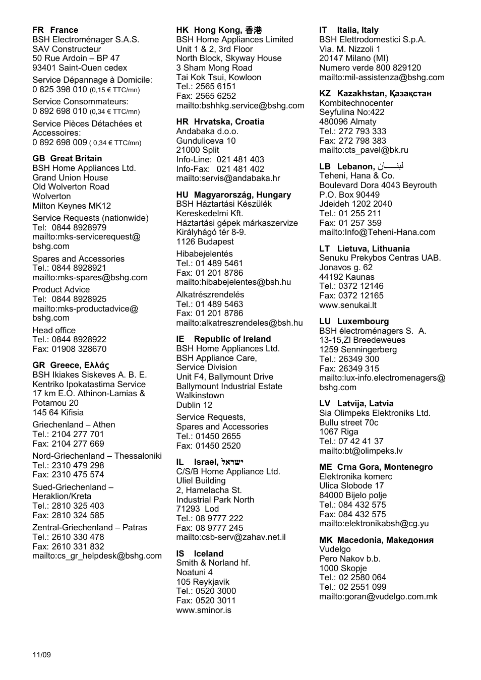 Bosch TWK1201N Wasserkocher aus Edelstahl User Manual | Page 38 / 42