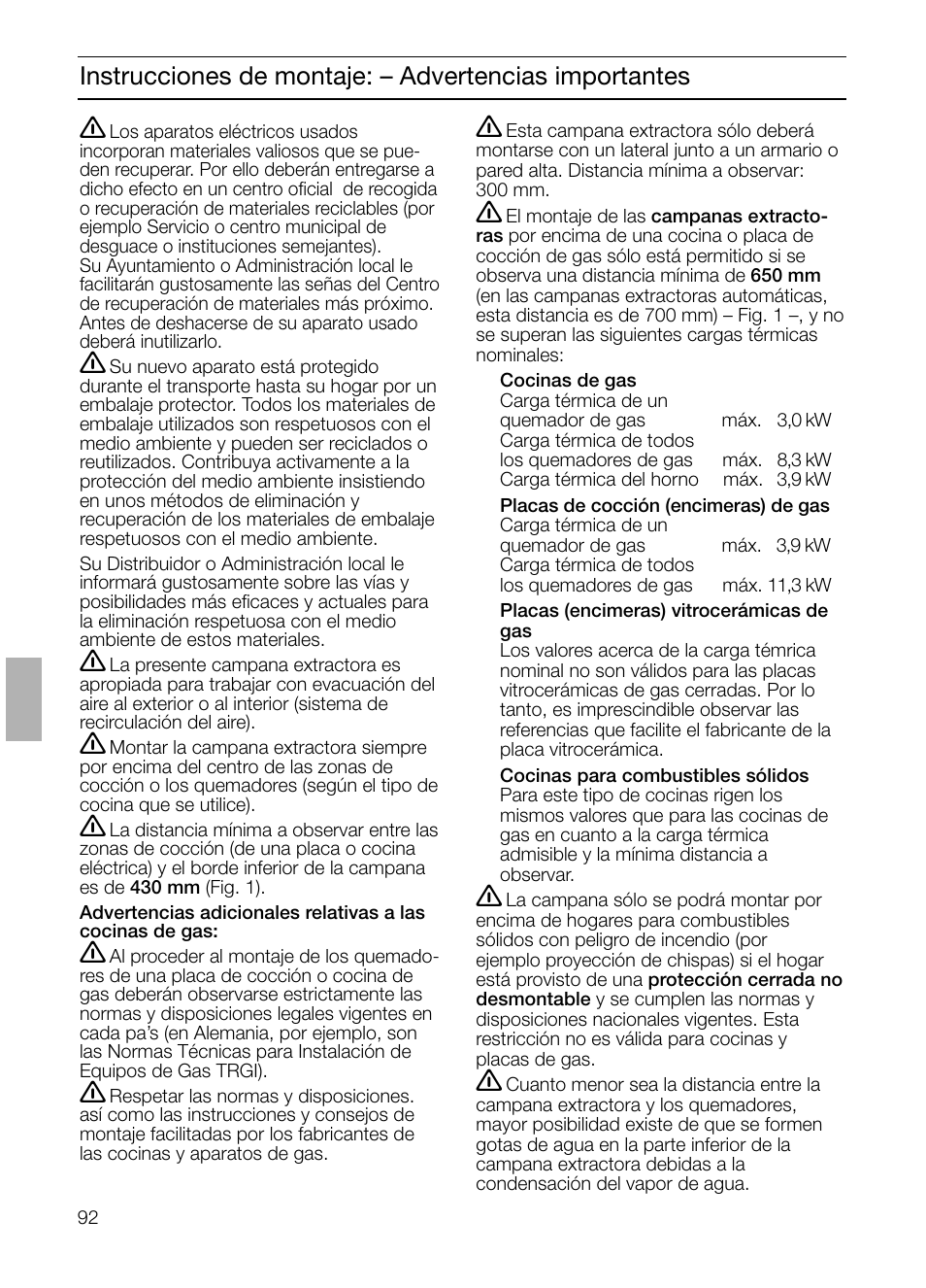 Bosch DHI665V grau-metallic Flachschirmhaube 60 cm User Manual | Page 92 / 116