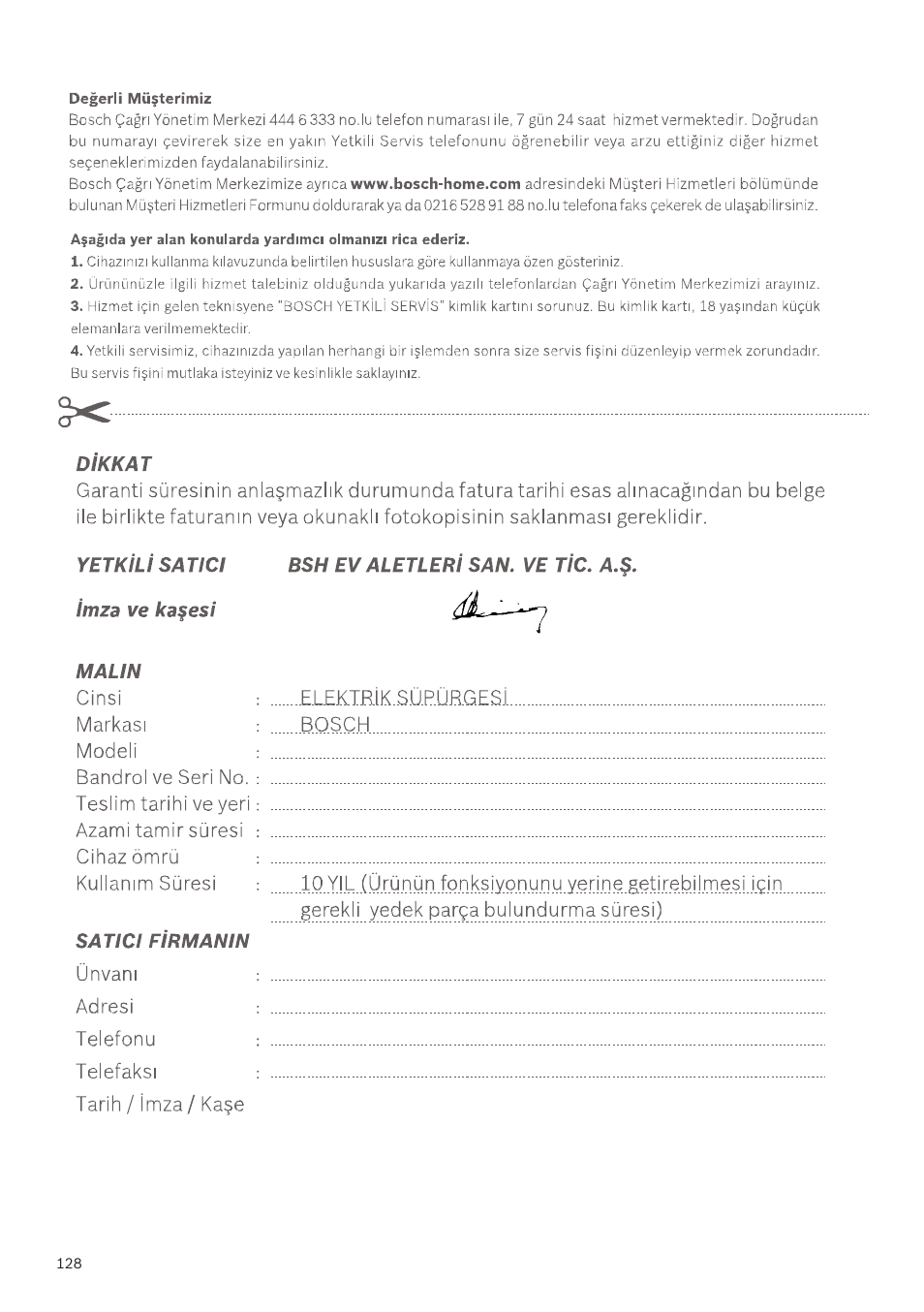 Bosch Runnn Beutelloser Bodenstaubsauger BGS41432 schwarz User Manual | Page 128 / 139