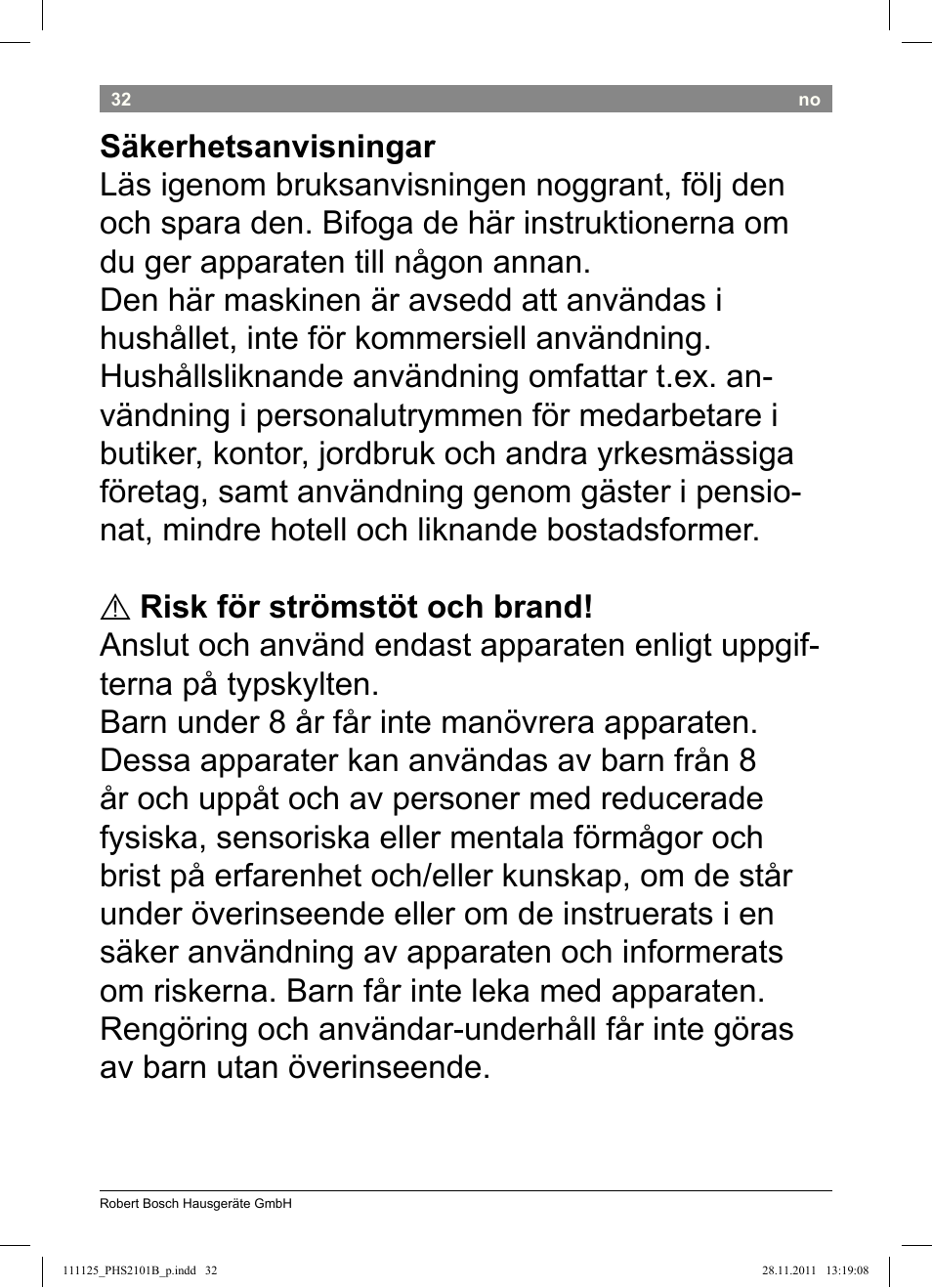 Bosch PHS2101 Haarglätter StarShine StraightStyle User Manual | Page 36 / 108
