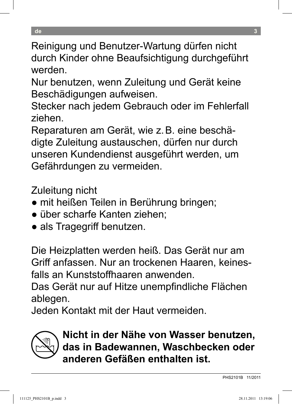 Bosch PHS2101 Haarglätter StarShine StraightStyle User Manual | Page 7 / 108