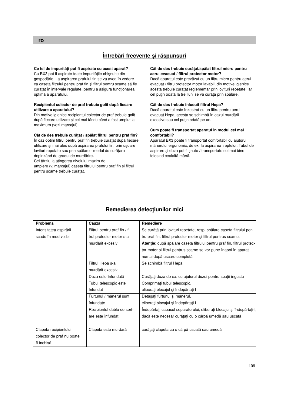 Bosch Bodenstaubsauger BX32131 magic black transluzent schwarz anthrazit BX3 hepa 2100 W User Manual | Page 115 / 143