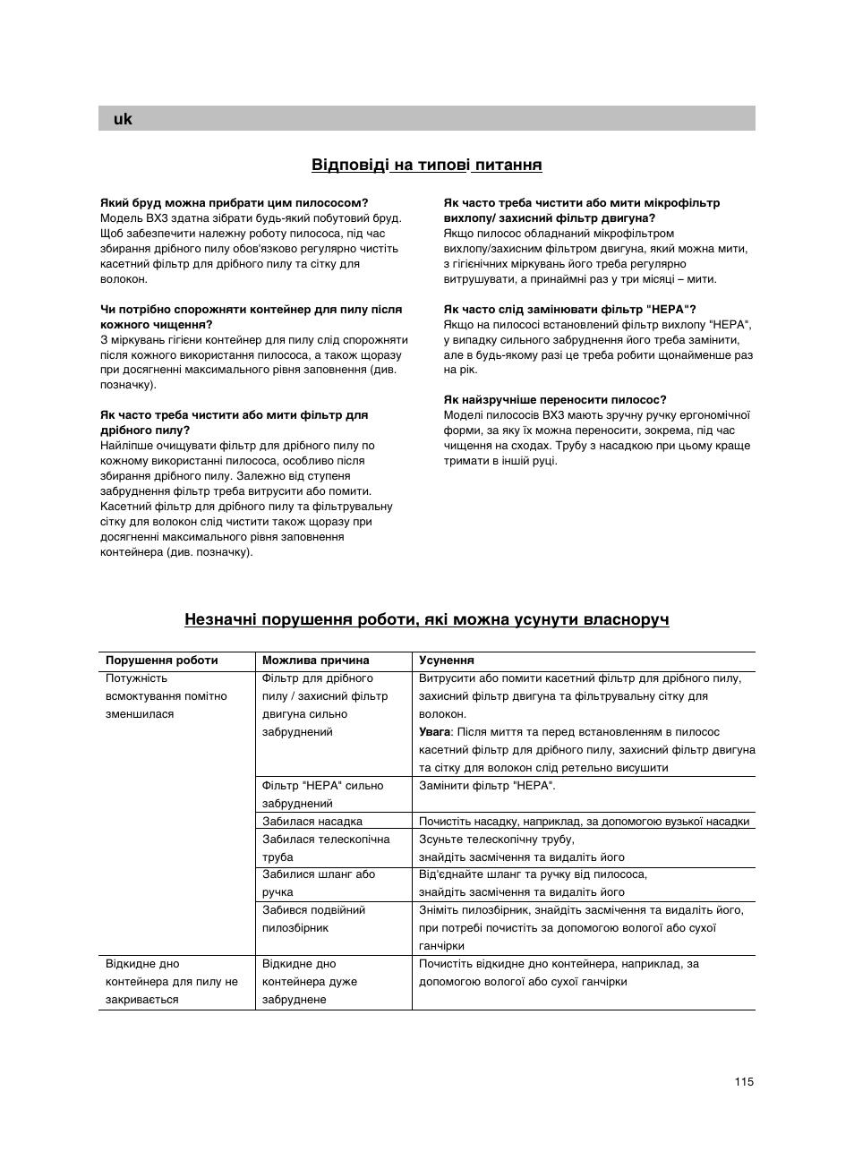 Bosch Bodenstaubsauger BX32131 magic black transluzent schwarz anthrazit BX3 hepa 2100 W User Manual | Page 121 / 143