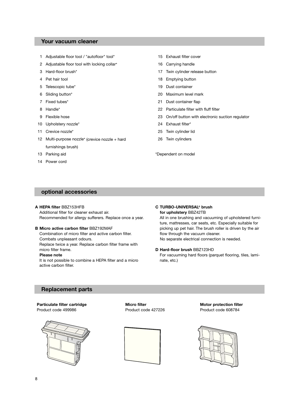 Bosch Bodenstaubsauger BX32131 magic black transluzent schwarz anthrazit BX3 hepa 2100 W User Manual | Page 14 / 143