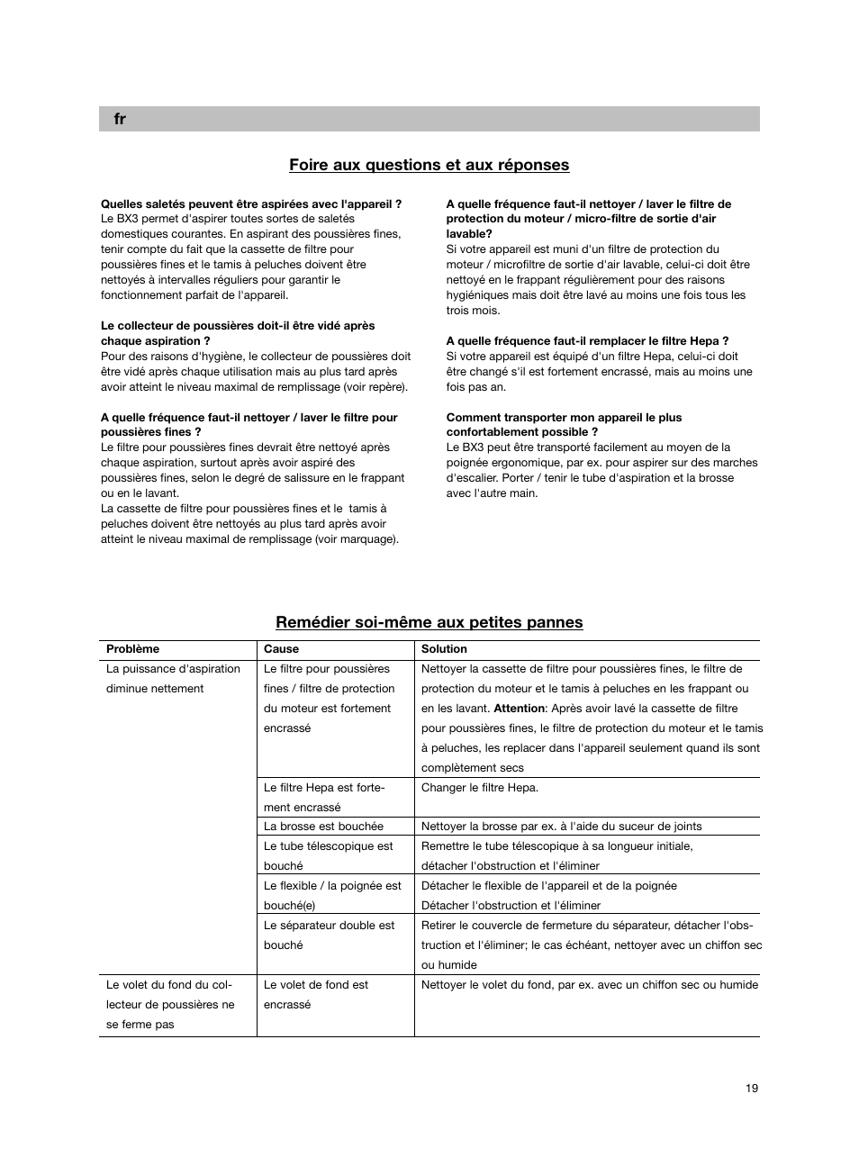 Bosch Bodenstaubsauger BX32131 magic black transluzent schwarz anthrazit BX3 hepa 2100 W User Manual | Page 25 / 143