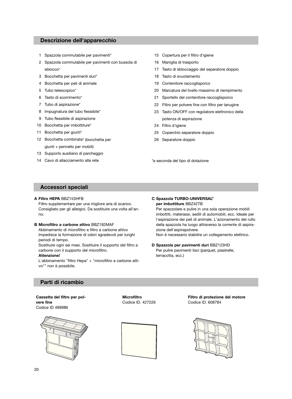 Bosch Bodenstaubsauger BX32131 magic black transluzent schwarz anthrazit BX3 hepa 2100 W User Manual | Page 26 / 143