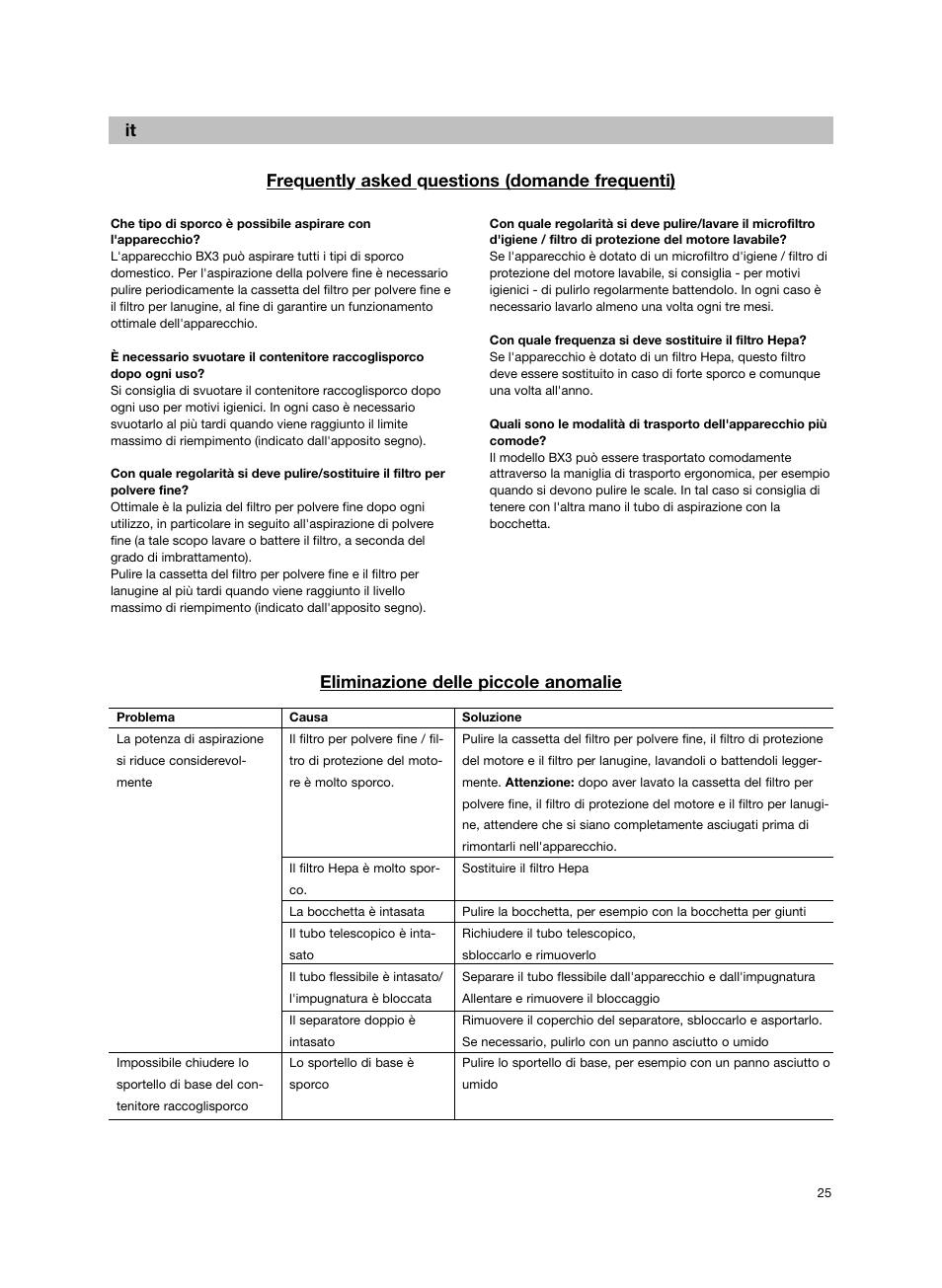 Bosch Bodenstaubsauger BX32131 magic black transluzent schwarz anthrazit BX3 hepa 2100 W User Manual | Page 31 / 143