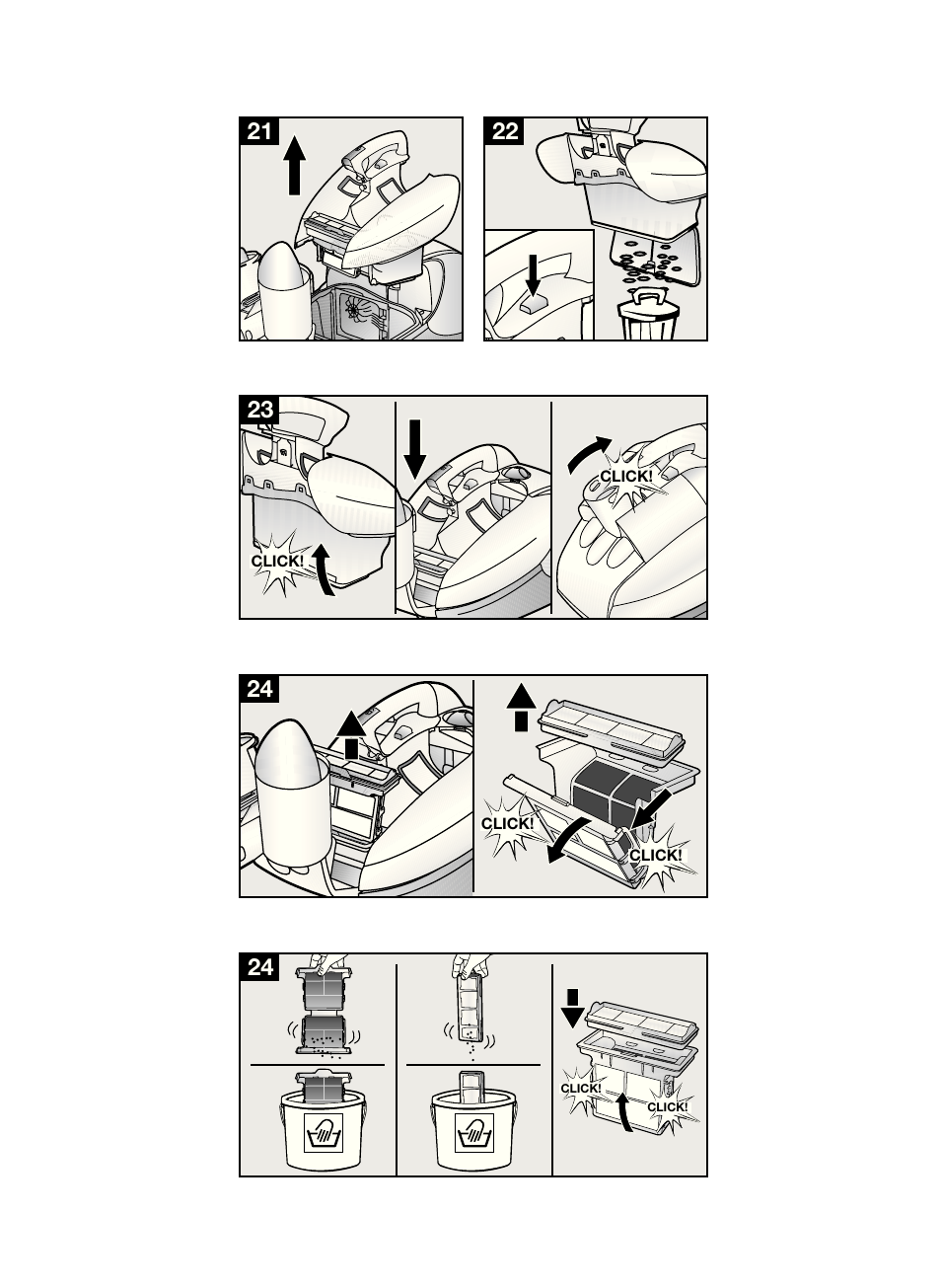 Bosch Bodenstaubsauger BX32131 magic black transluzent schwarz anthrazit BX3 hepa 2100 W User Manual | Page 4 / 143