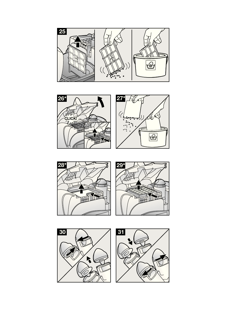 Bosch Bodenstaubsauger BX32131 magic black transluzent schwarz anthrazit BX3 hepa 2100 W User Manual | Page 5 / 143