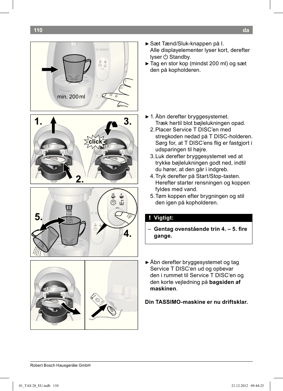 Bosch Multigetränkesystem TAS2002 Glossy Black User Manual | Page 108 / 152