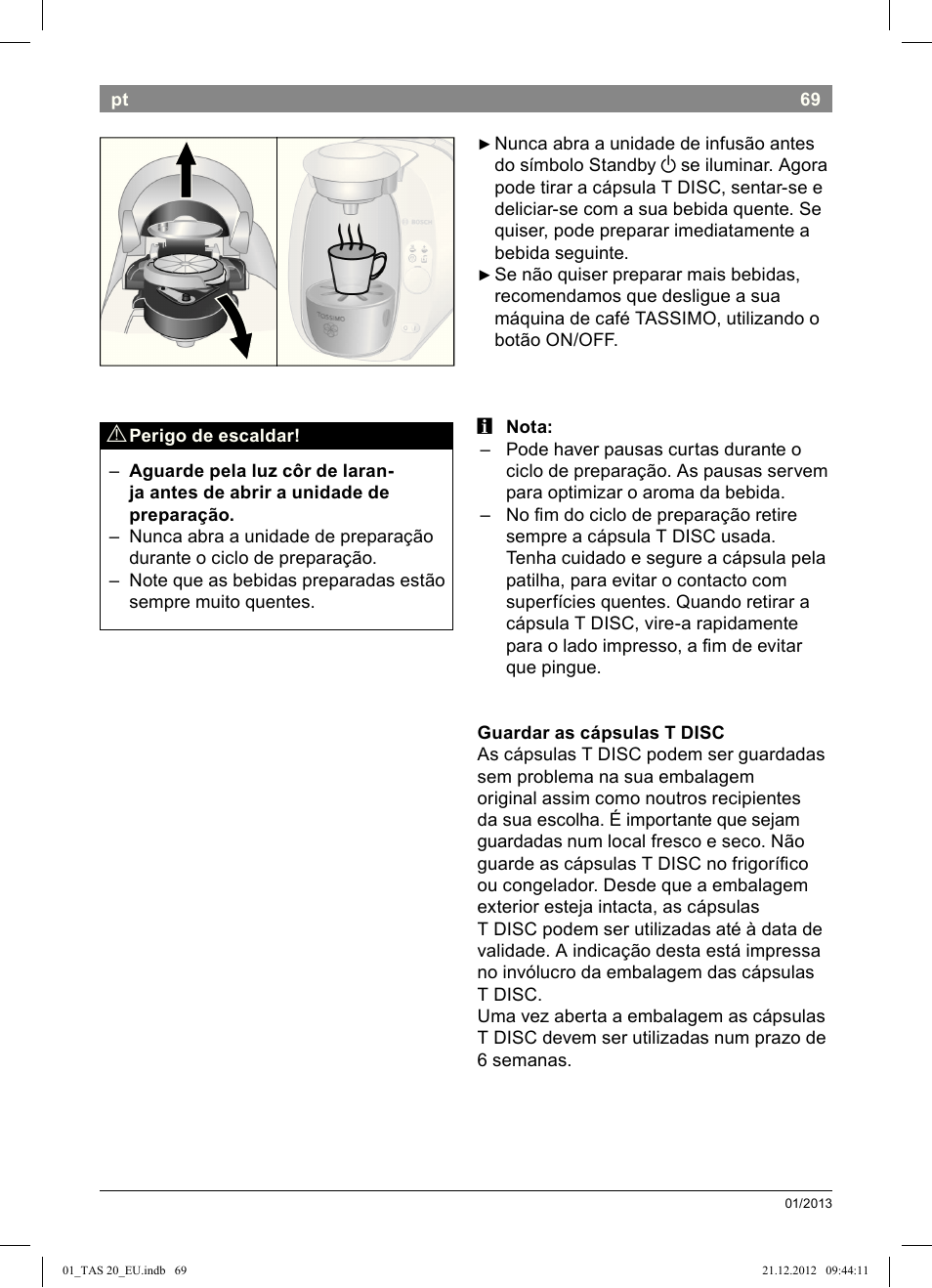 Bosch Multigetränkesystem TAS2002 Glossy Black User Manual | Page 67 / 152