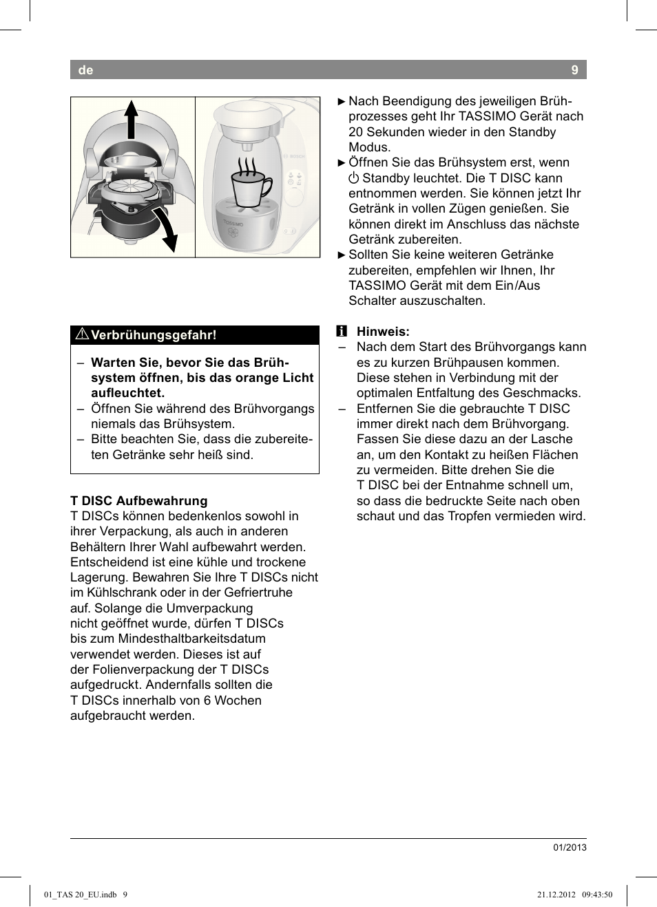 Bosch Multigetränkesystem TAS2002 Glossy Black User Manual | Page 7 / 152