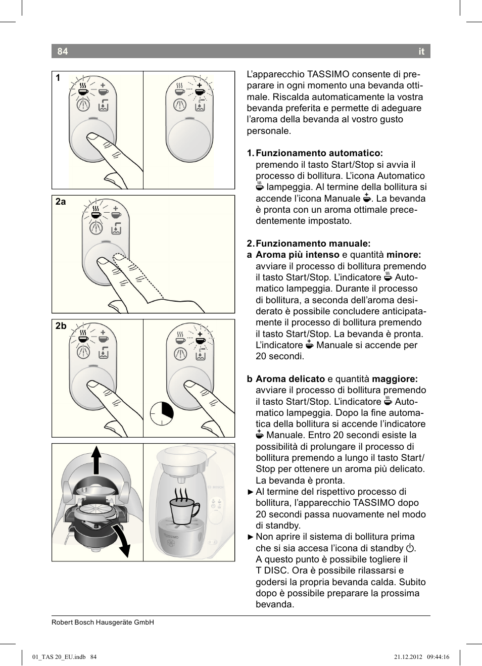 Bosch Multigetränkesystem TAS2002 Glossy Black User Manual | Page 82 / 152