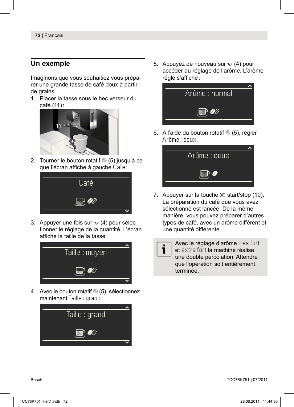 Bosch TCC78K751 Edelstahl Kaffeevollautomat User Manual | Page 70 / 90