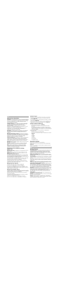 Observaciones importantes, Nota, Montaje sobre el cajón, figura 2a | Montaje sobre horno, figura 2b, Montaje sobre lavavajillas, figura 2c, Ventilación, figura 3, Instalar el aparato, figuras 4/5, Instalar las guías de sujeción, (figura 4), Desmontar el aparato, Atención | Bosch PIK975N24E Edelstahl Comfort-Profil Induktions-Kochstelle Glaskeramik User Manual | Page 3 / 13