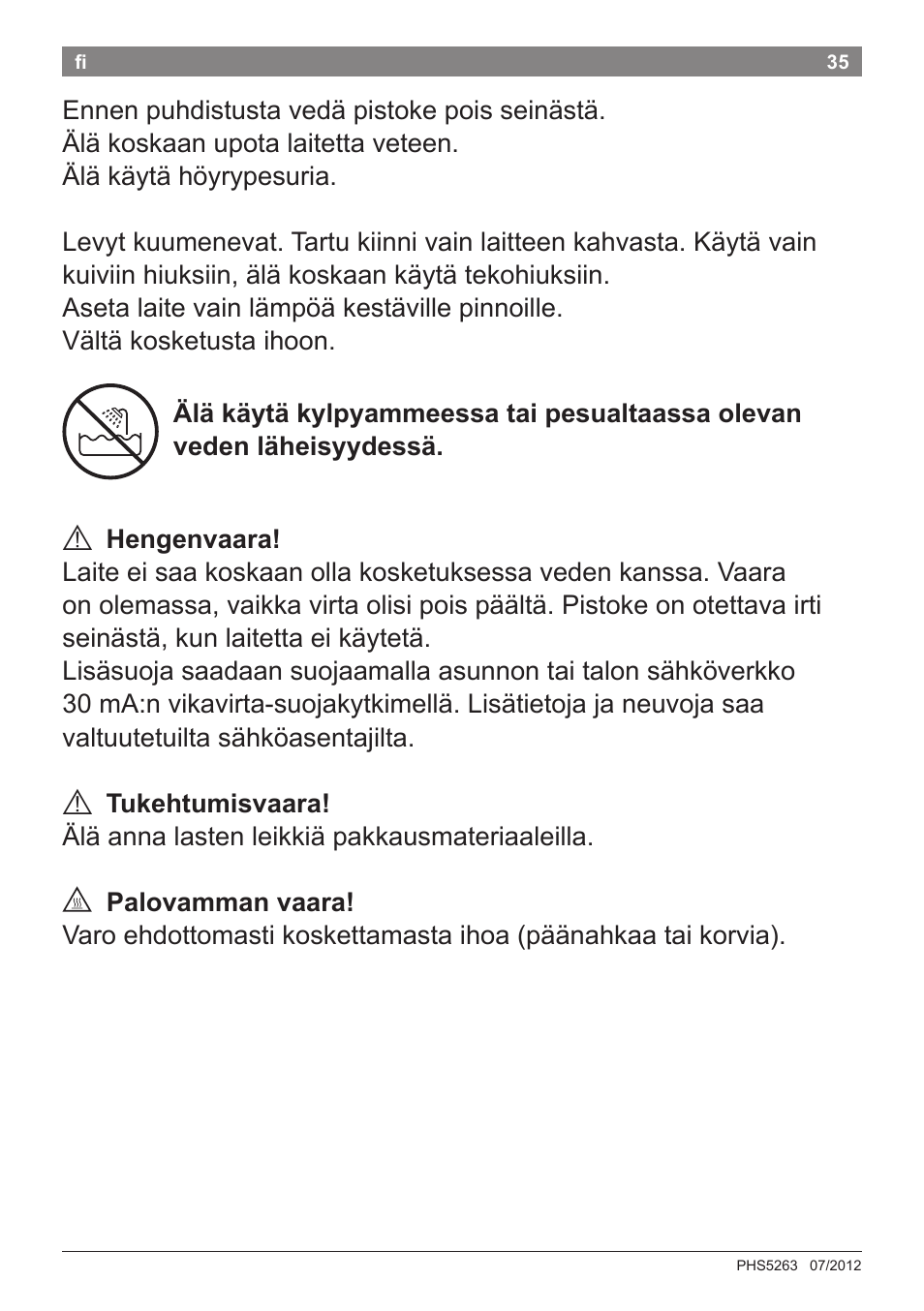 Bosch PHS5263 Haarglätter BrilliantCare Quattro-Ion User Manual | Page 37 / 90