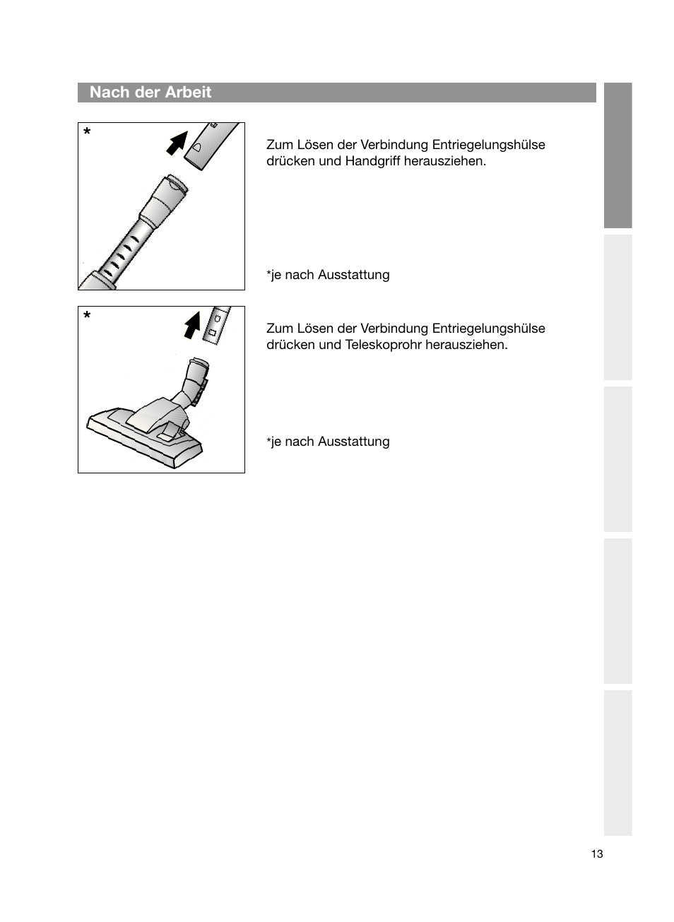 Bosch Bodenstaubsauger Beutel BSG61666 nordkapblau-metallic Bosch logo compressor technology hepa User Manual | Page 13 / 100