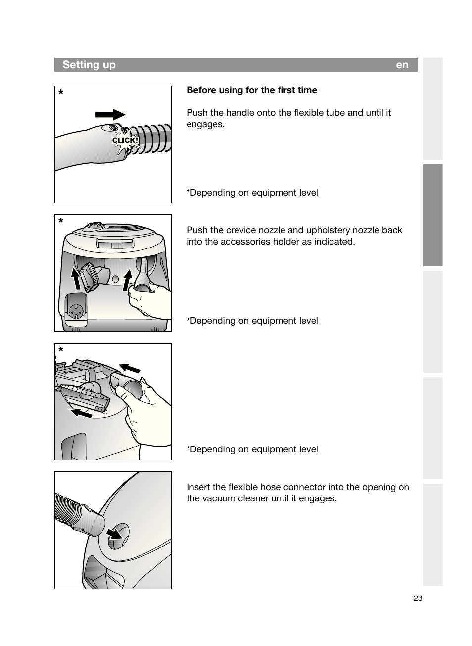 Bosch Bodenstaubsauger Beutel BSG61666 nordkapblau-metallic Bosch logo compressor technology hepa User Manual | Page 23 / 100