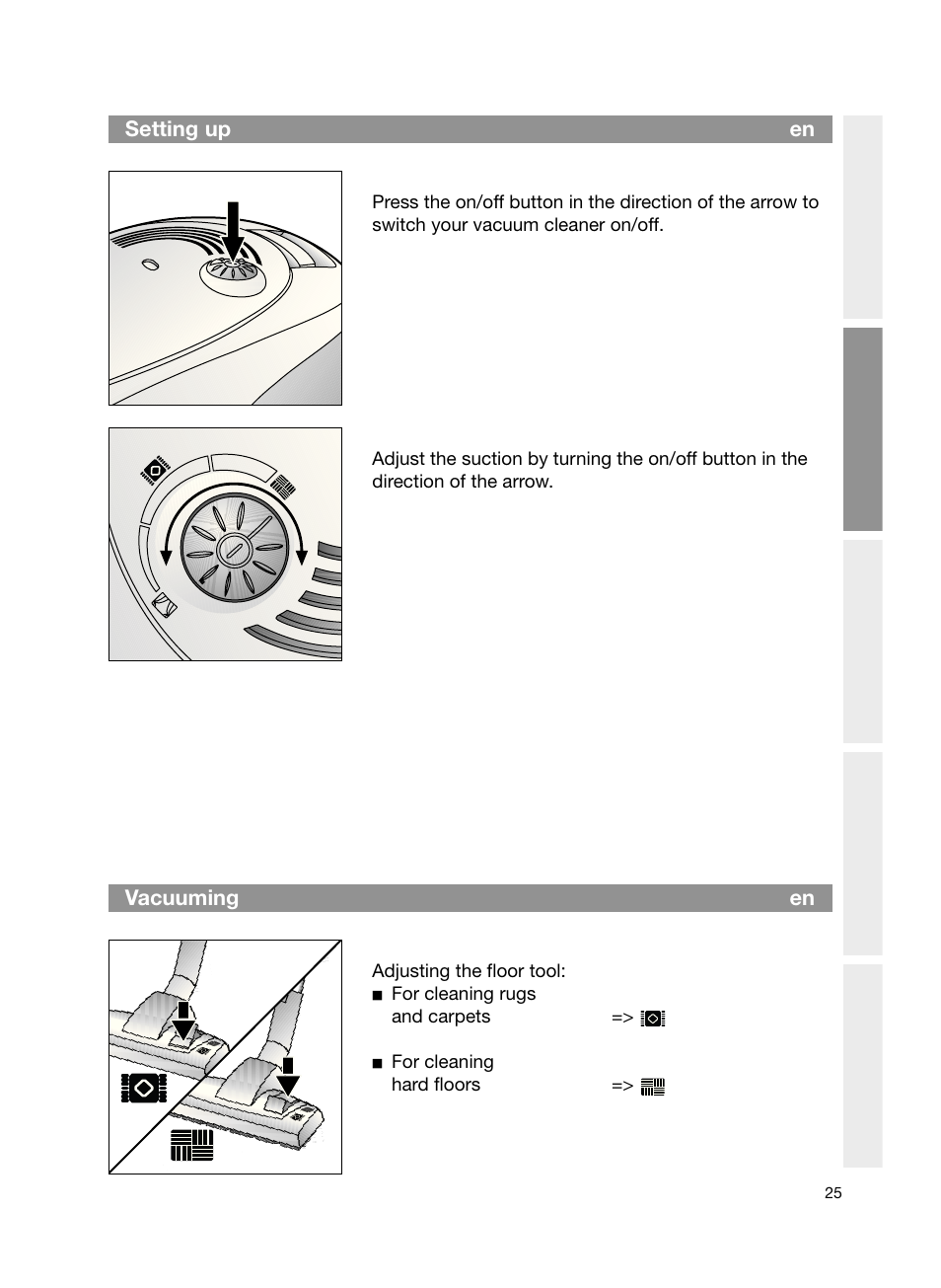 Bosch Bodenstaubsauger Beutel BSG61666 nordkapblau-metallic Bosch logo compressor technology hepa User Manual | Page 25 / 100