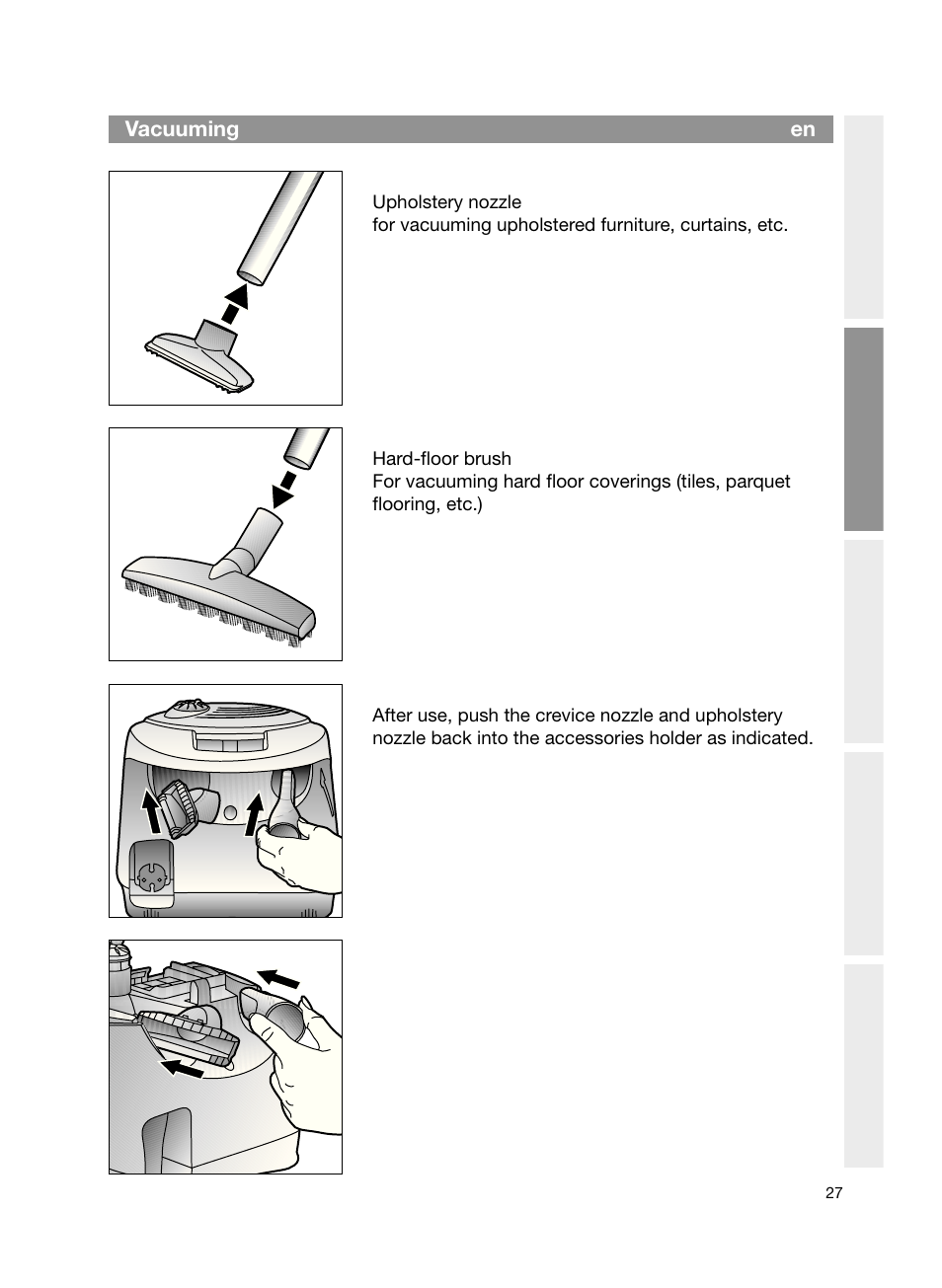 Bosch Bodenstaubsauger Beutel BSG61666 nordkapblau-metallic Bosch logo compressor technology hepa User Manual | Page 27 / 100