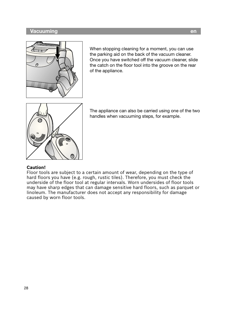 Bosch Bodenstaubsauger Beutel BSG61666 nordkapblau-metallic Bosch logo compressor technology hepa User Manual | Page 28 / 100