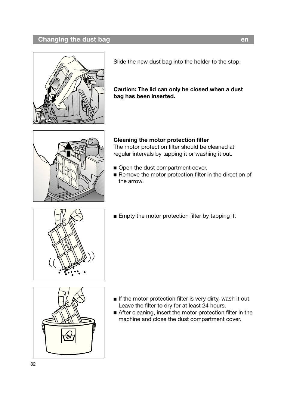 Bosch Bodenstaubsauger Beutel BSG61666 nordkapblau-metallic Bosch logo compressor technology hepa User Manual | Page 32 / 100