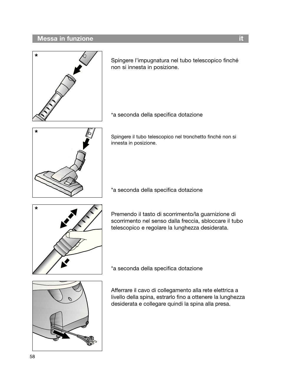 Bosch Bodenstaubsauger Beutel BSG61666 nordkapblau-metallic Bosch logo compressor technology hepa User Manual | Page 58 / 100