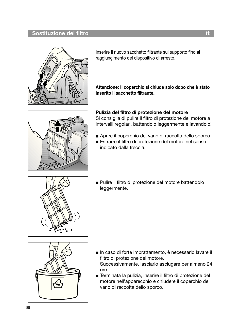 Bosch Bodenstaubsauger Beutel BSG61666 nordkapblau-metallic Bosch logo compressor technology hepa User Manual | Page 66 / 100