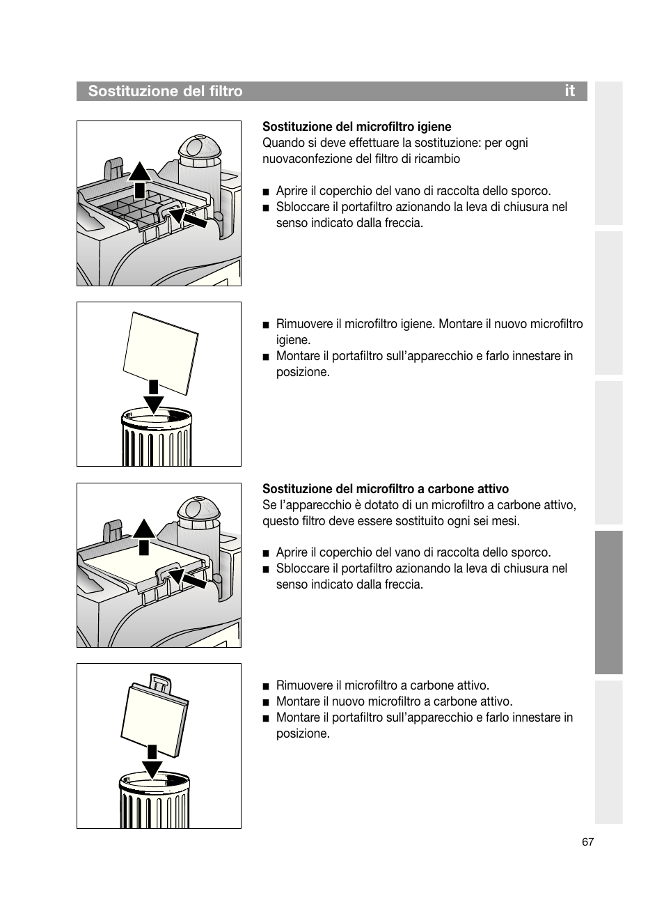 Bosch Bodenstaubsauger Beutel BSG61666 nordkapblau-metallic Bosch logo compressor technology hepa User Manual | Page 67 / 100