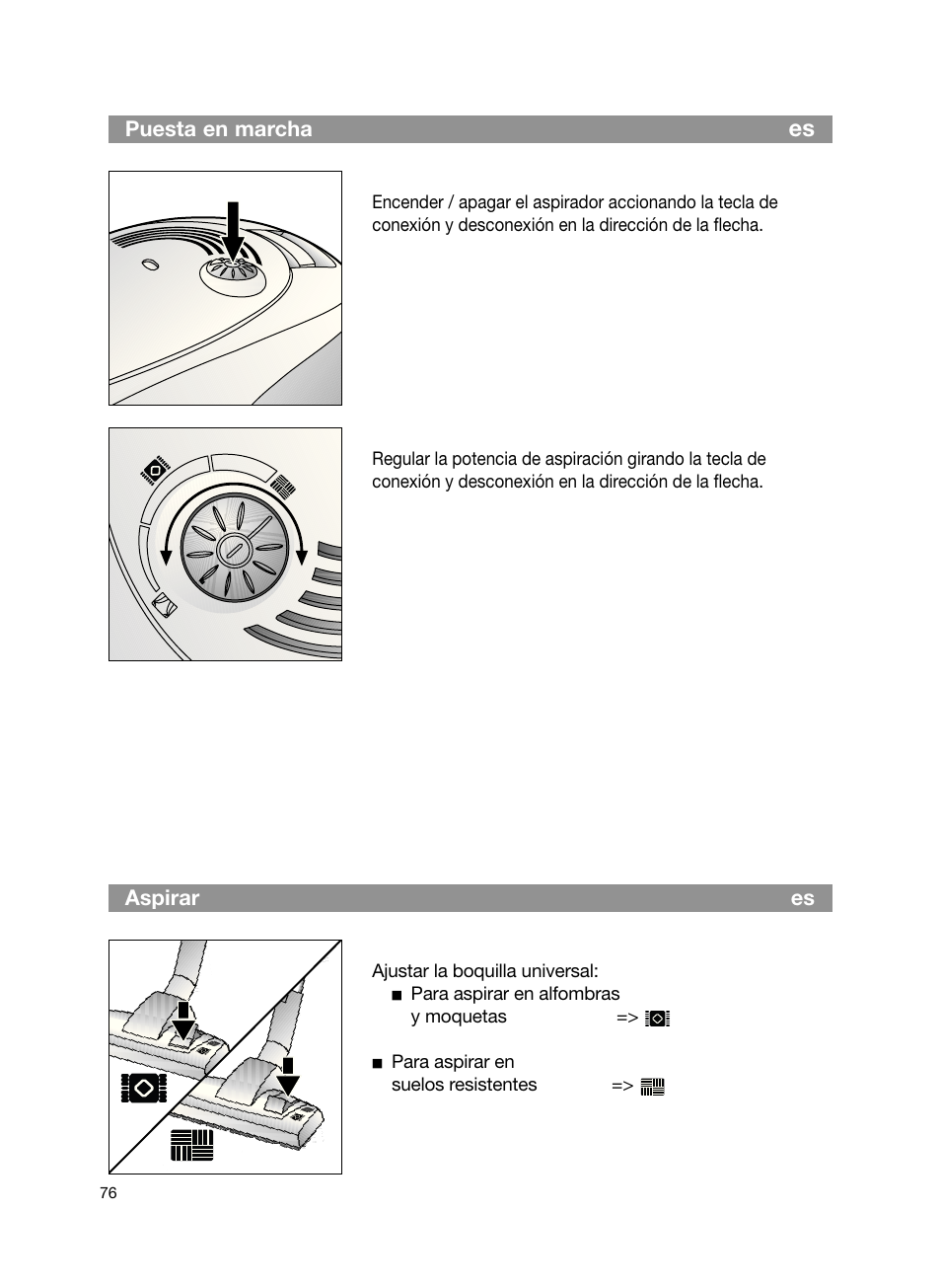 Bosch Bodenstaubsauger Beutel BSG61666 nordkapblau-metallic Bosch logo compressor technology hepa User Manual | Page 76 / 100