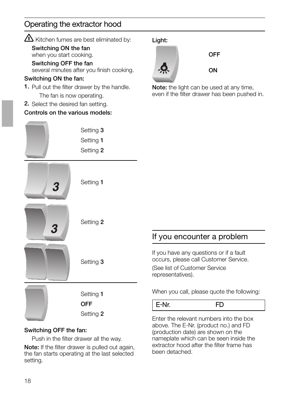 Bosch DHI645H grau-metallic Flachschirmhaube 60 cm User Manual | Page 18 / 68