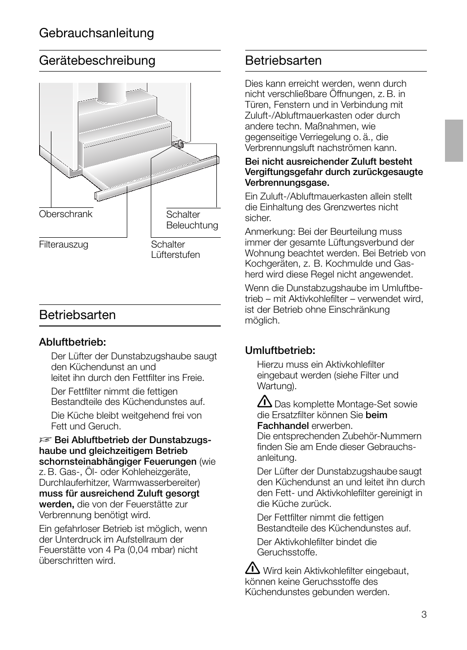 Bosch DHI645H grau-metallic Flachschirmhaube 60 cm User Manual | Page 3 / 68