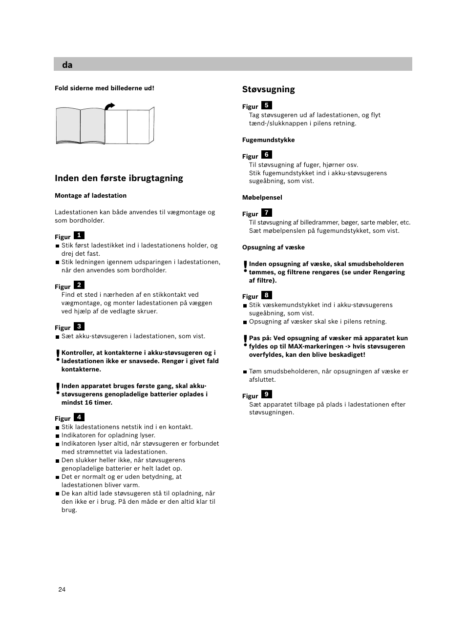 Bosch 14.4V WetDry Akkusauger mit Tisch-Wandhalter BKS4043 silber User Manual | Page 26 / 98