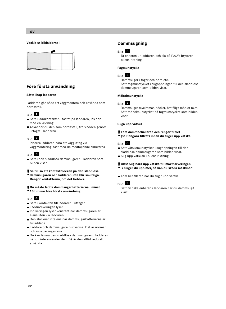 Bosch 14.4V WetDry Akkusauger mit Tisch-Wandhalter BKS4043 silber User Manual | Page 34 / 98