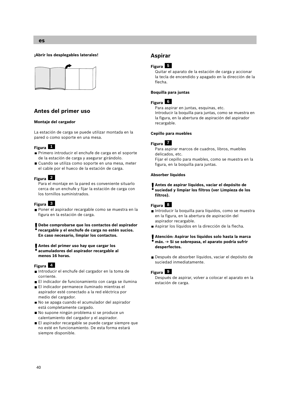 Bosch 14.4V WetDry Akkusauger mit Tisch-Wandhalter BKS4043 silber User Manual | Page 42 / 98