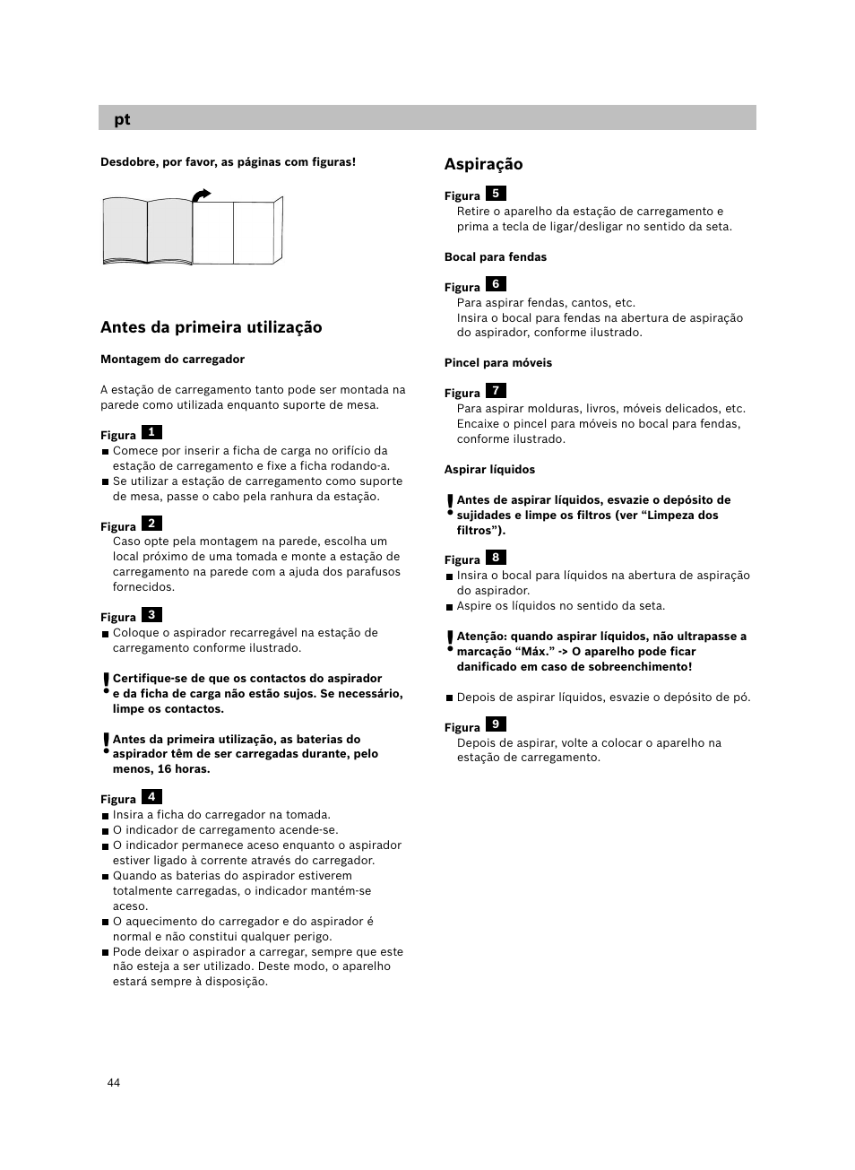 Bosch 14.4V WetDry Akkusauger mit Tisch-Wandhalter BKS4043 silber User Manual | Page 46 / 98