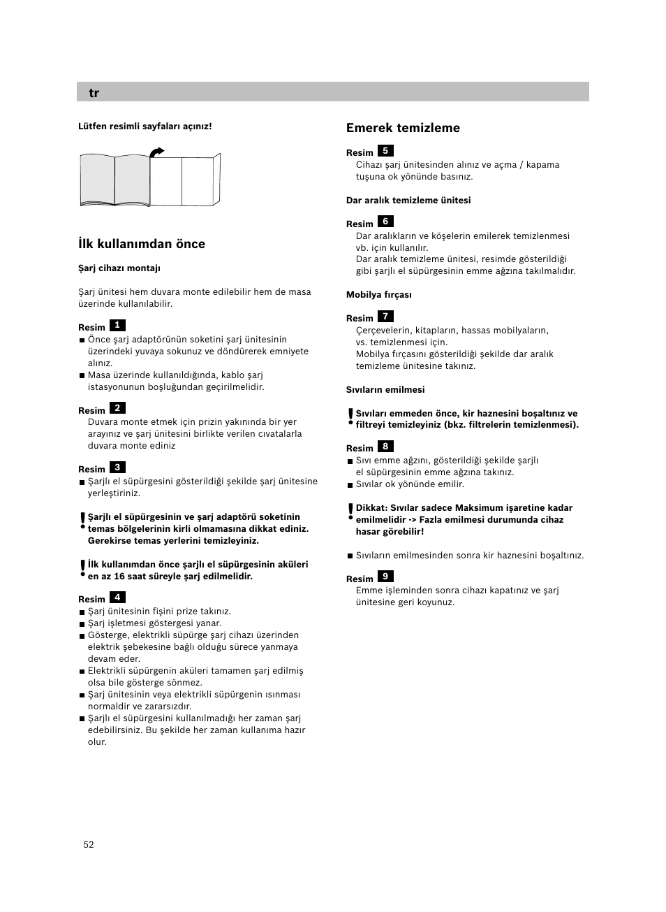 Bosch 14.4V WetDry Akkusauger mit Tisch-Wandhalter BKS4043 silber User Manual | Page 54 / 98