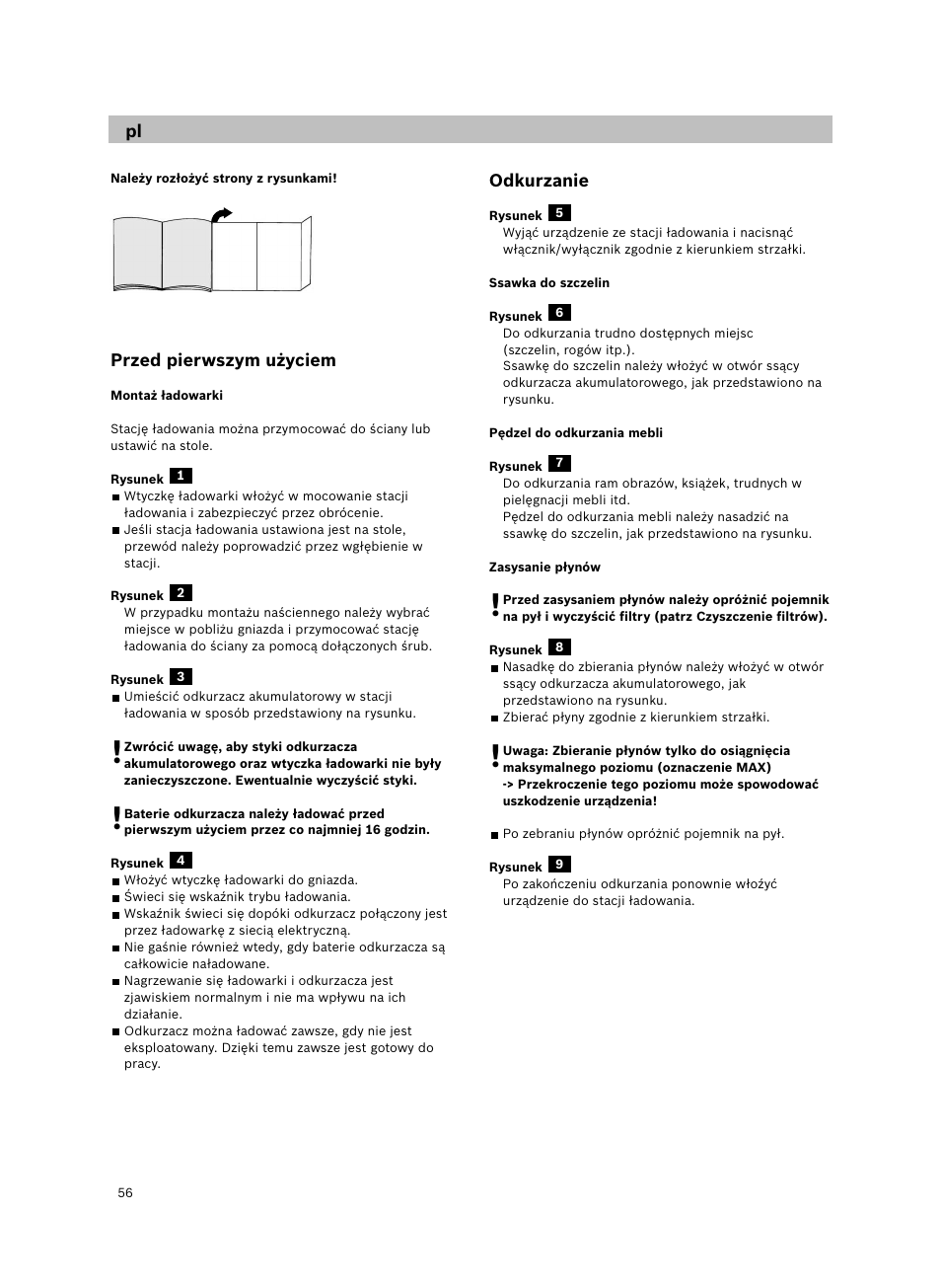 Bosch 14.4V WetDry Akkusauger mit Tisch-Wandhalter BKS4043 silber User Manual | Page 58 / 98