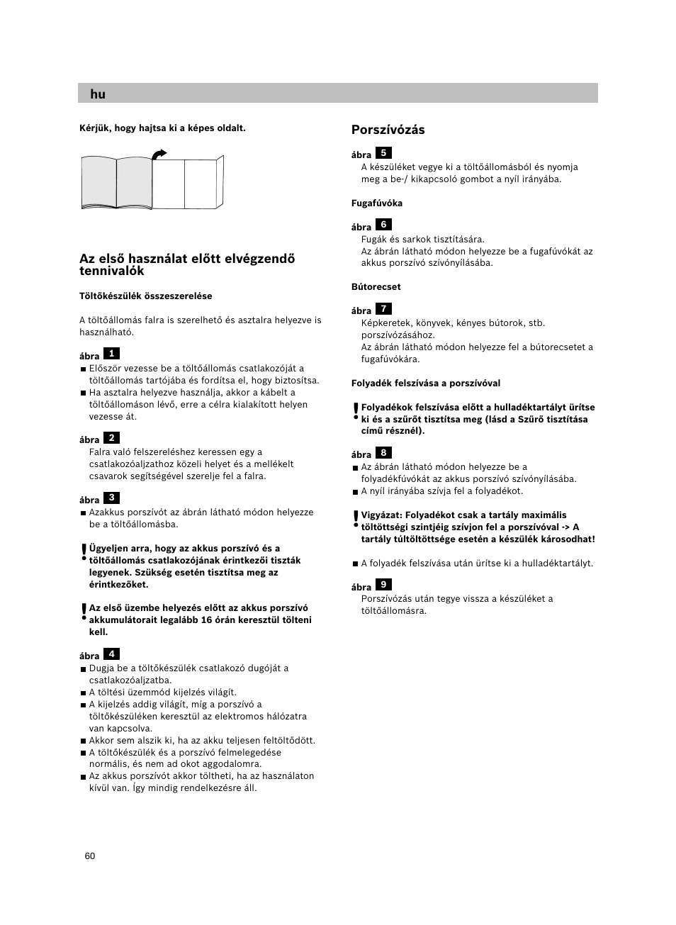 Bosch 14.4V WetDry Akkusauger mit Tisch-Wandhalter BKS4043 silber User Manual | Page 62 / 98