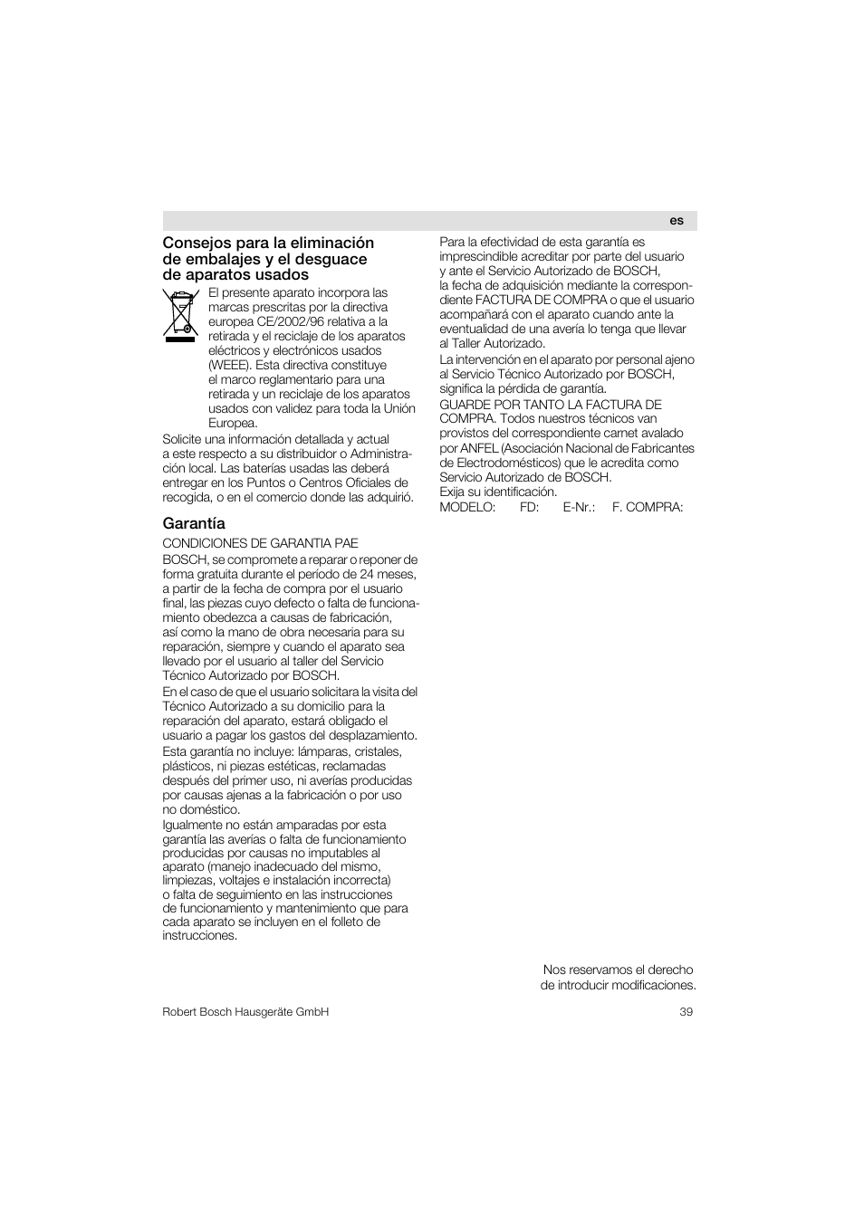 Bosch PPW3320 Analysewaage elektronisch AxxenceSlimLine Analysis User Manual | Page 39 / 84