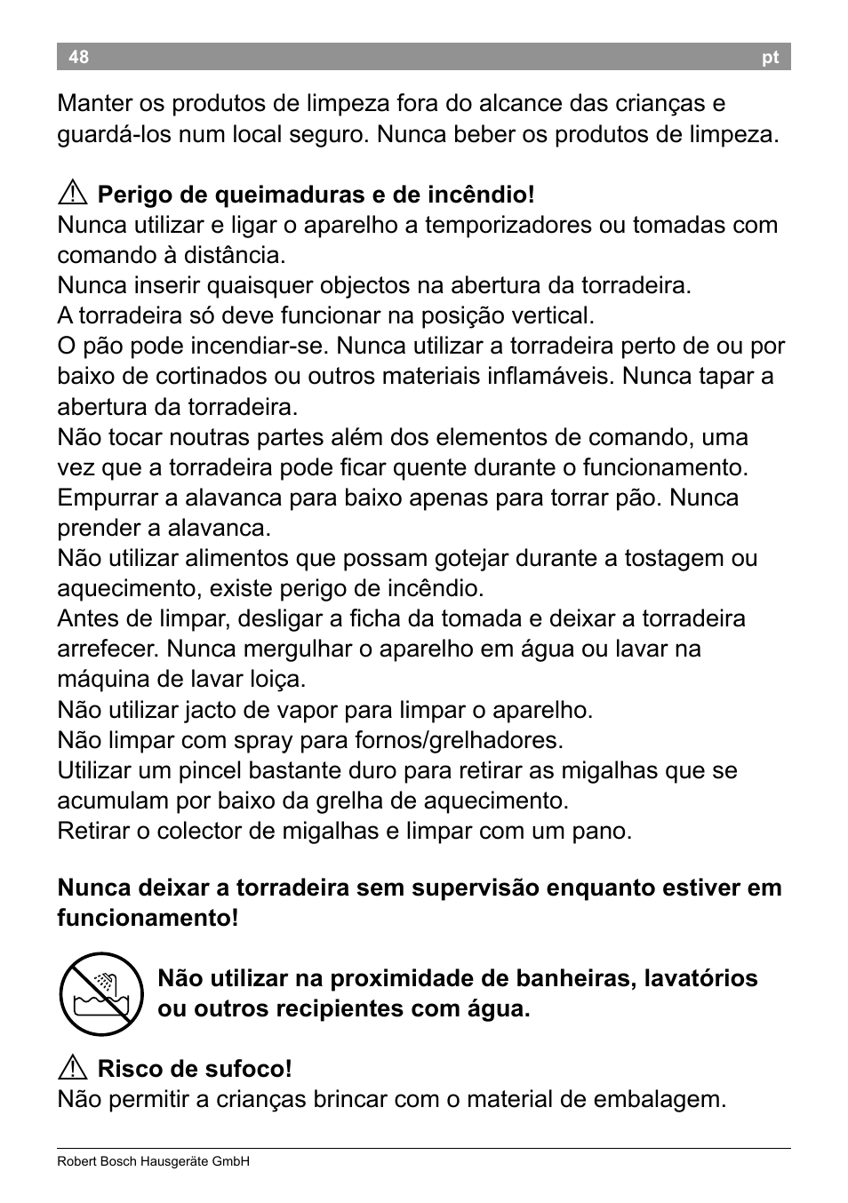 Bosch TAT8613 Kompakt-Toaster EdelstahlKunststoff Styline Primärfarbe schwarz Sekundärfarbe schwarz User Manual | Page 50 / 96