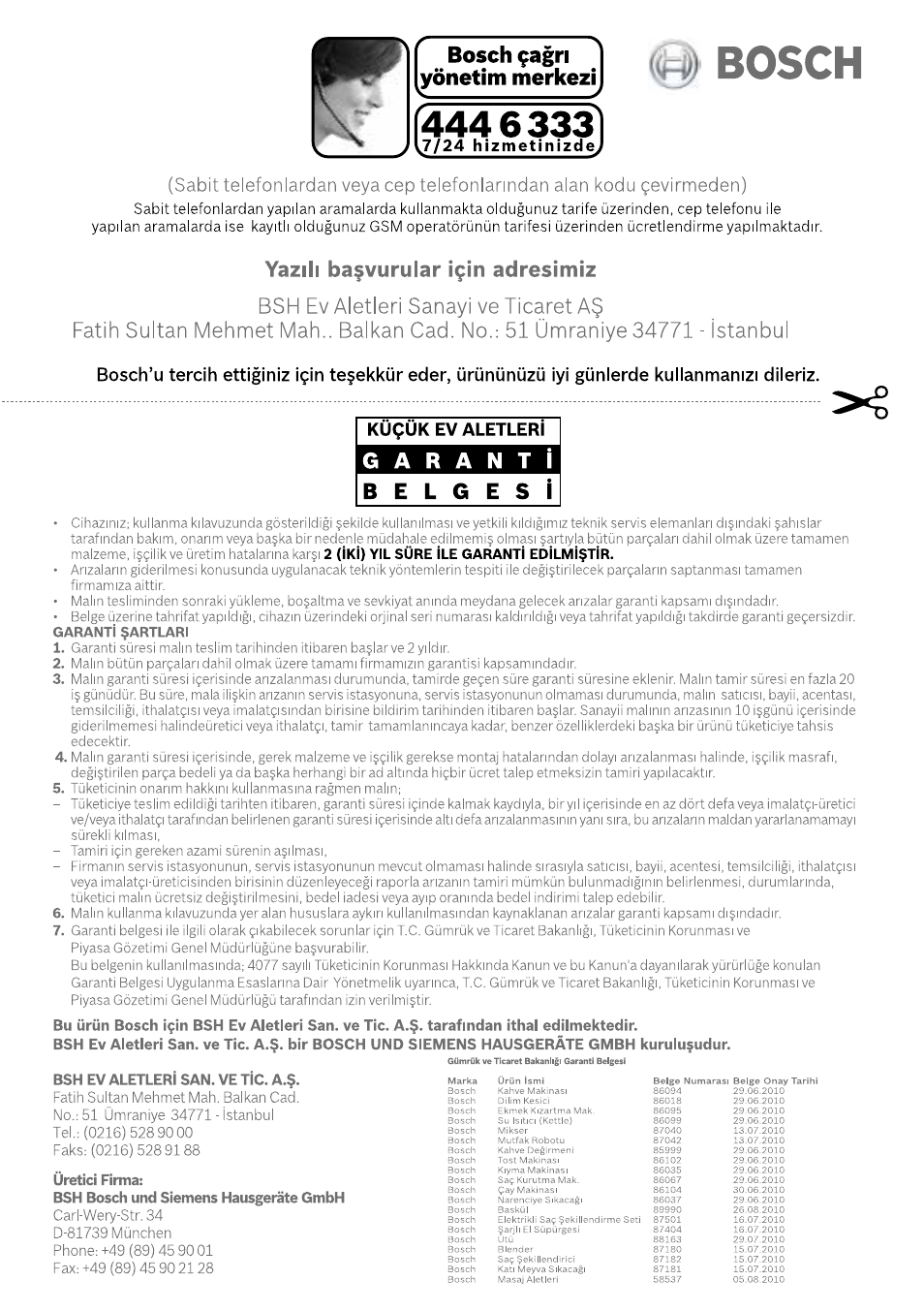 Bosch TAT8613 Kompakt-Toaster EdelstahlKunststoff Styline Primärfarbe schwarz Sekundärfarbe schwarz User Manual | Page 66 / 96