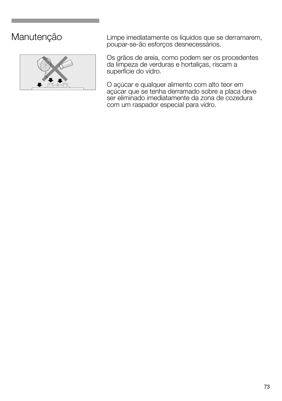 Manutenção | Bosch PRS926B70E Gas-Kochstelle Glaskeramik 90 cm User Manual | Page 74 / 106