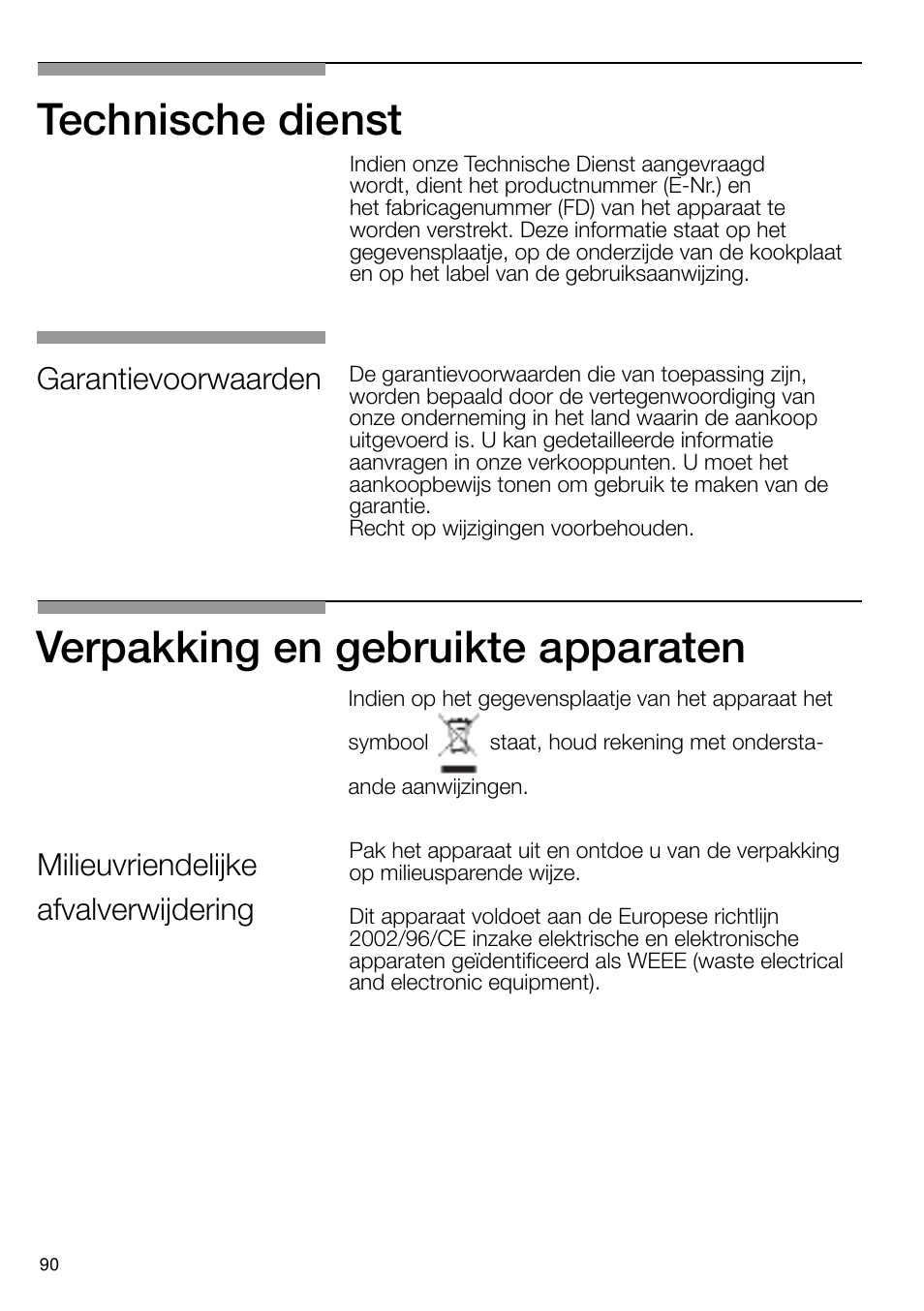 Bosch PRS926B70E Gas-Kochstelle Glaskeramik 90 cm User Manual | Page 91 / 106