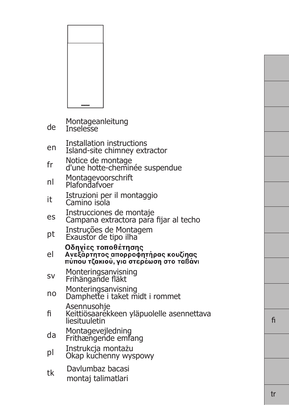 Bosch DIC046750 Edelstahl Inselesse 40 cm User Manual | 80 pages