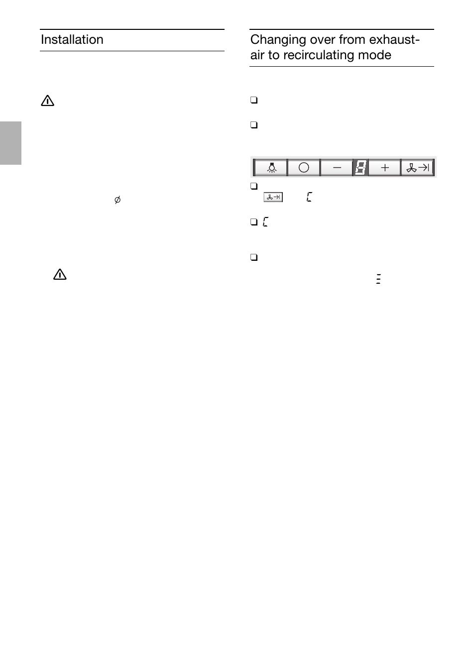 Installation | Bosch DIC046750 Edelstahl Inselesse 40 cm User Manual | Page 12 / 80