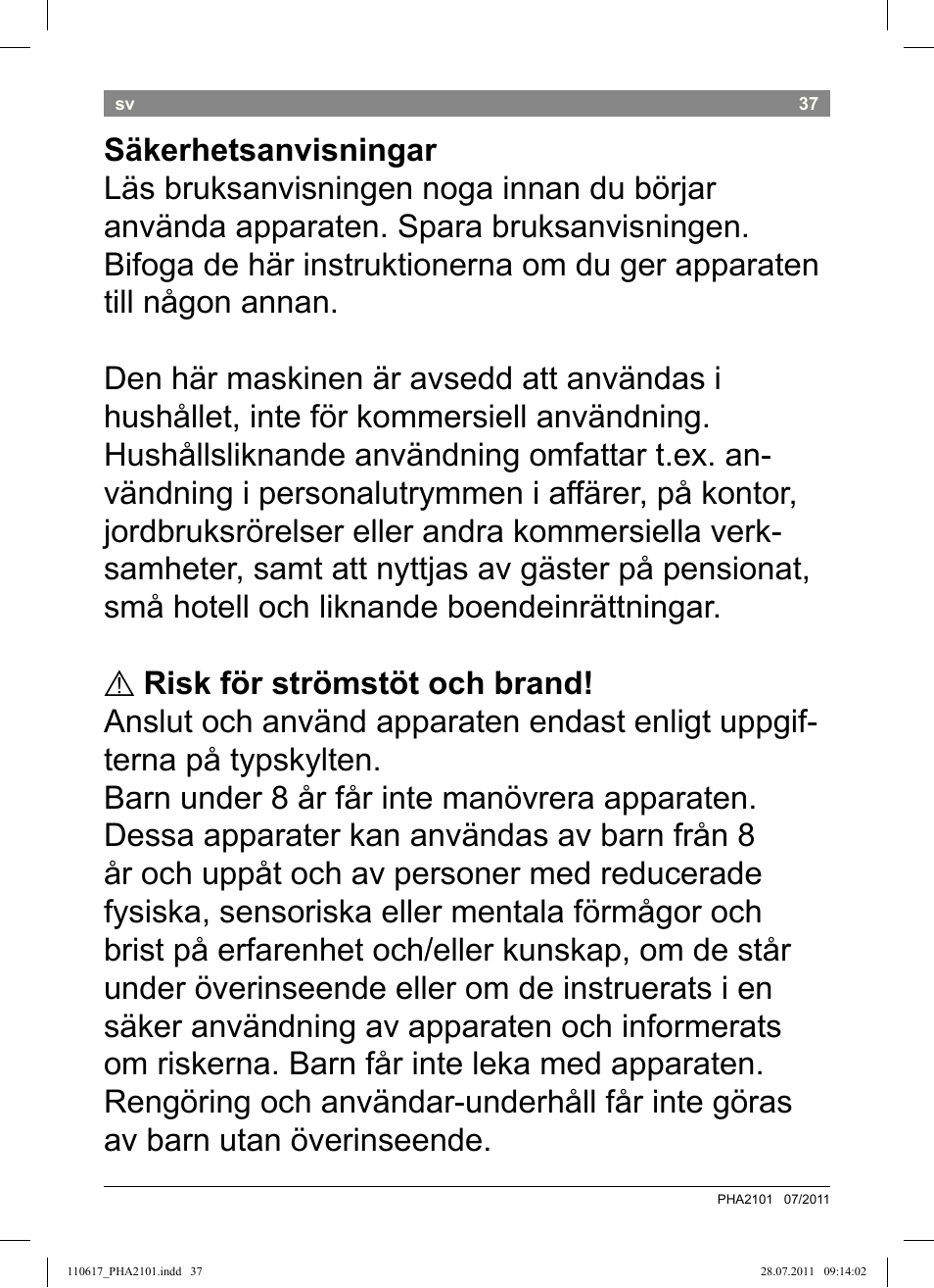 Bosch PHA2101 Warmluftstylingbürste StarShine CurlStyle User Manual | Page 39 / 97