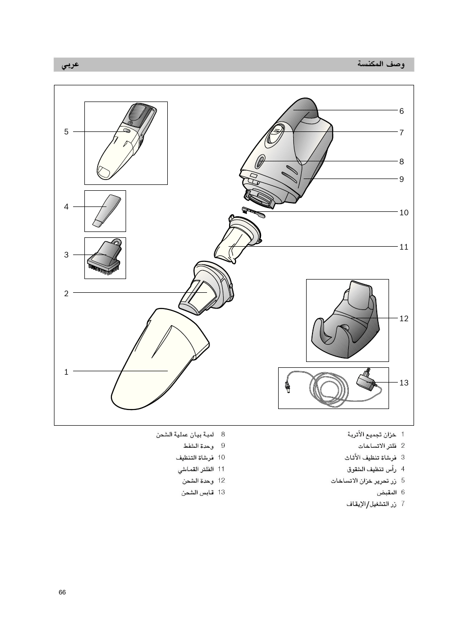 Bosch 6V Dry Akkusauger mit Tisch-Wandhalter BKS4003 deep berry - metallic User Manual | Page 68 / 82